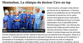 Presse et classements - Clinique Honoré Cave Presse et classements - Clinique Honoré Cave